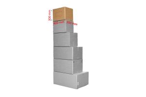 Cartons pour déménagements et stockage - 400 × 300 × 250 mm – Simple cannelure
